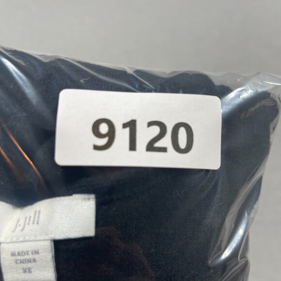 J.Jill Cardigan Women XS Black Wool Blend Long Sleeve 2-Button Front Pockets - Picture 9 of 9